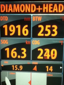 We're using Imarsat for data connection, and for navigation: MotionX, existing and future versions.