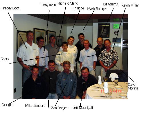 Pegasus Racing Pacific Cup 2002 Team Dinner