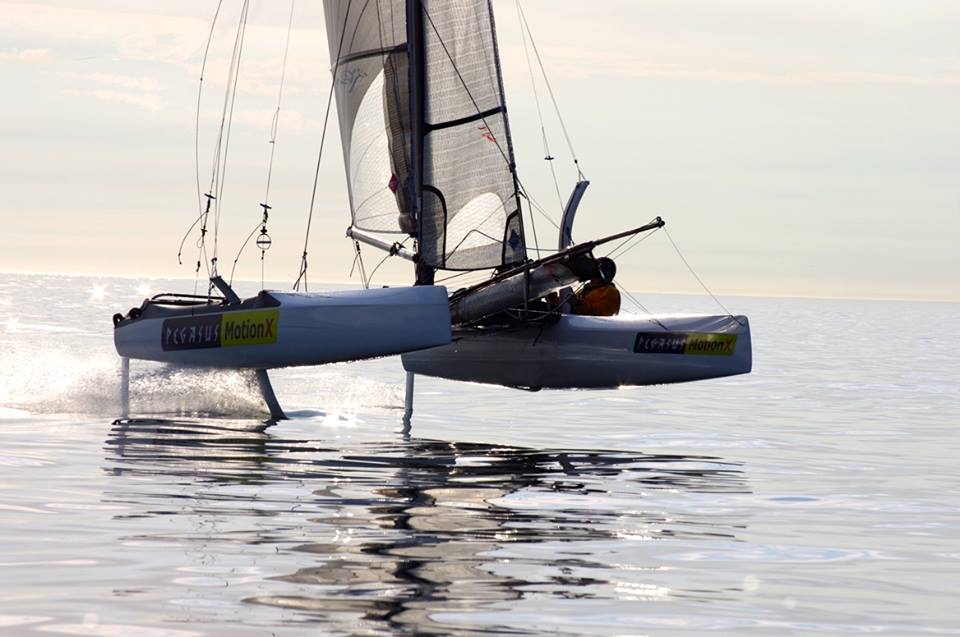 MotionX Foiling Great Pacific Ocean Carbon F20 Tank Testing!