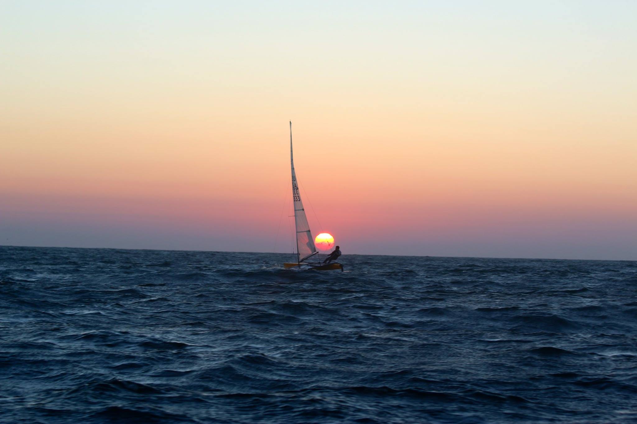 Philippe Kahn, Pegasus Racing, Sailing an A-Cat in Santa Cruz, 2014