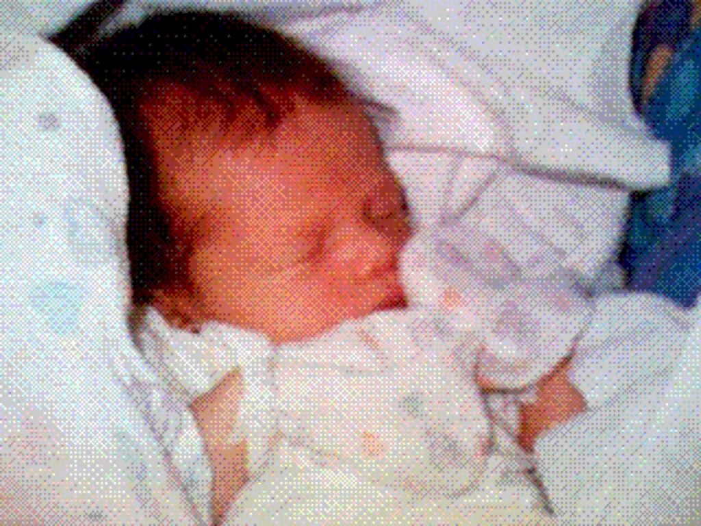 This photo of Phillipe Kahn's newborn daughter, taken on 11 June 1997, was the first digital photo ever shared instantly via cell phone